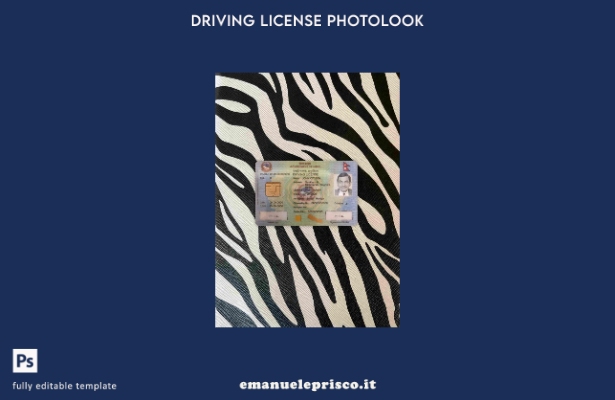 modello FRONTALE photolook versione patente di guida Nepal stile verificato